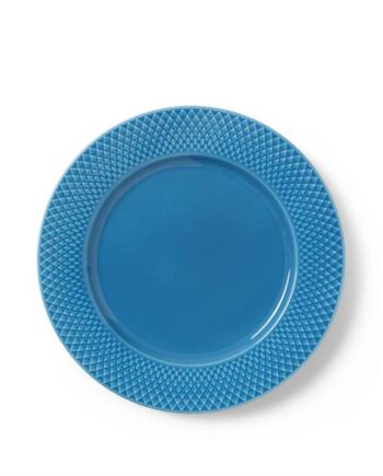 Lyngby Porcelæn Rhombe Color Middagstallerken ø27 Cm Blå