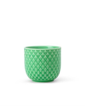 Lyngby Porcelæn Rhombe Color æggebæger ø5 Cm Grøn  : Erling Christensen Møbler