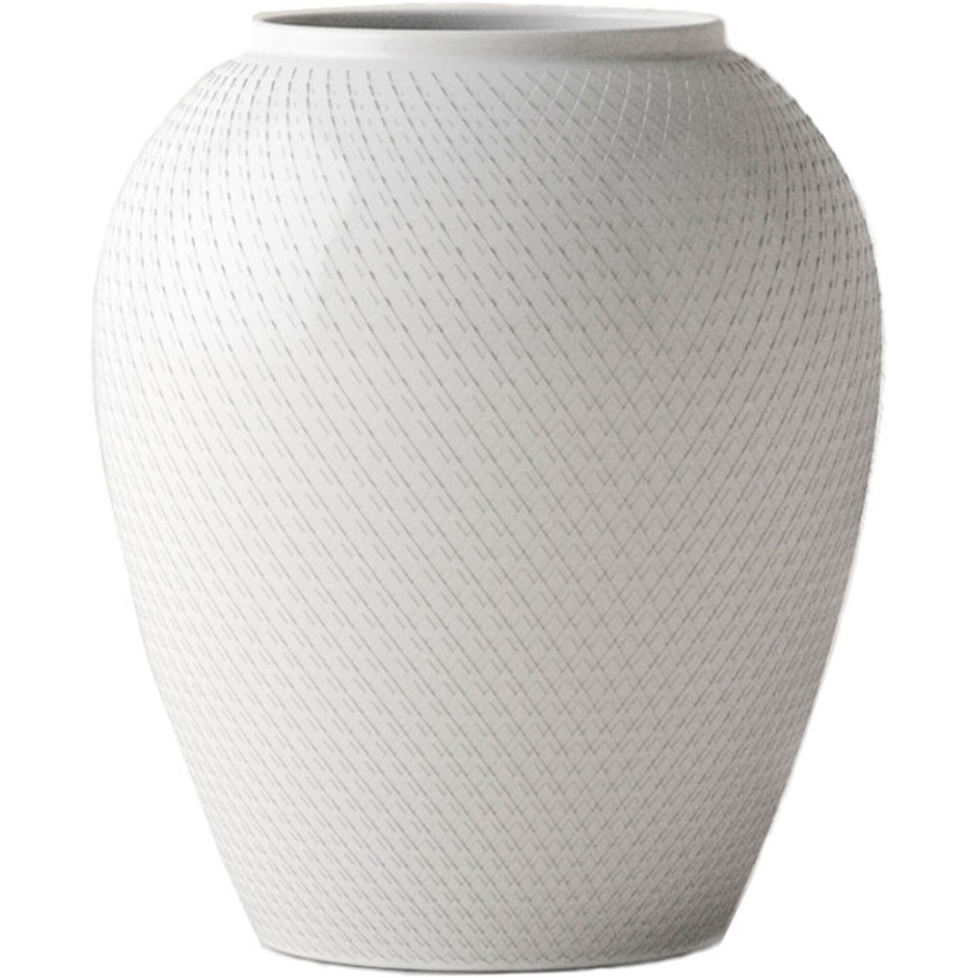 Lyngby Porcelæn Rhombe Vase  25 Cm