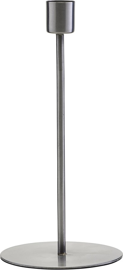 Lysestage House Doctor Anit Jern ø9 H20 Cm Koldmetalgrå