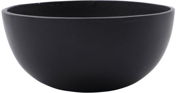 Lysestage House Doctor Crown Skålformet   Sort Aluminium D12     H5 Cm