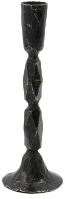 Lysestage House Doctor Mino Jern Sort ø5ã H20 Cm Minimalistisk Elegant Design