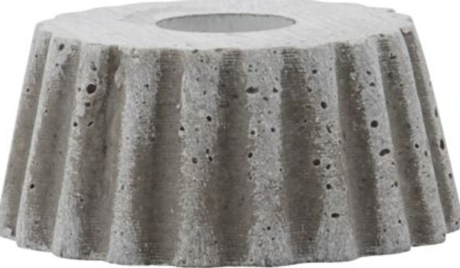 Lysestage House Doctor Mold Bake Grå Polystone ø7 Cm