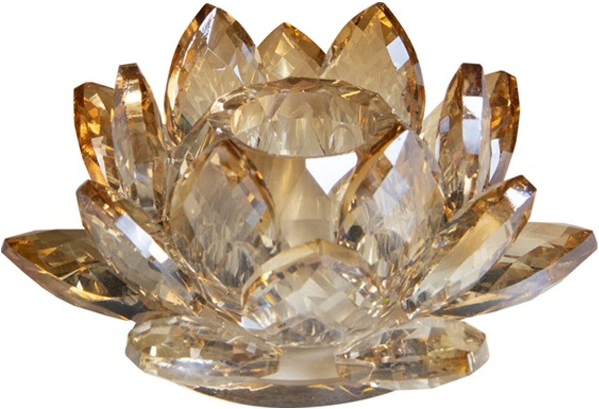 Lysestage House Of Sander Victoria Champagne Krystalglas 10 10 Cm