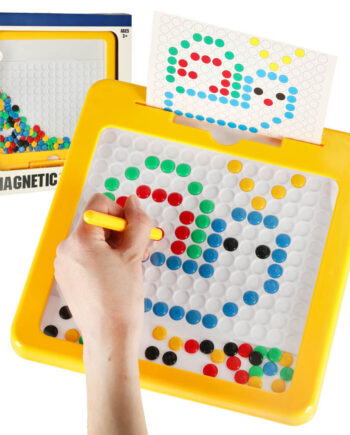 Magnetisk Tavle Montessori Prikker Gul