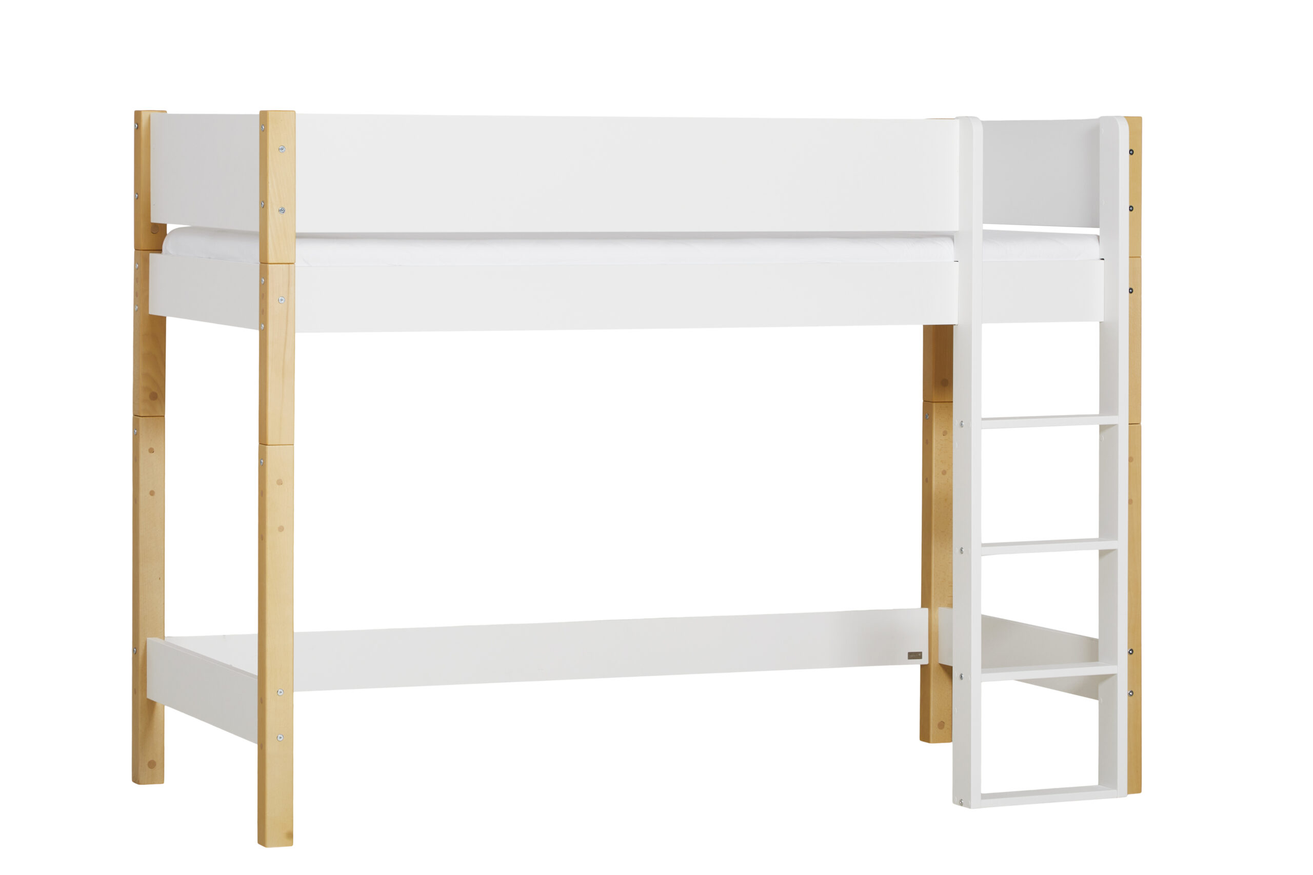 Manis-hâ Ask Højseng Med Classic Sengehest 200 Cmâ - 90x200