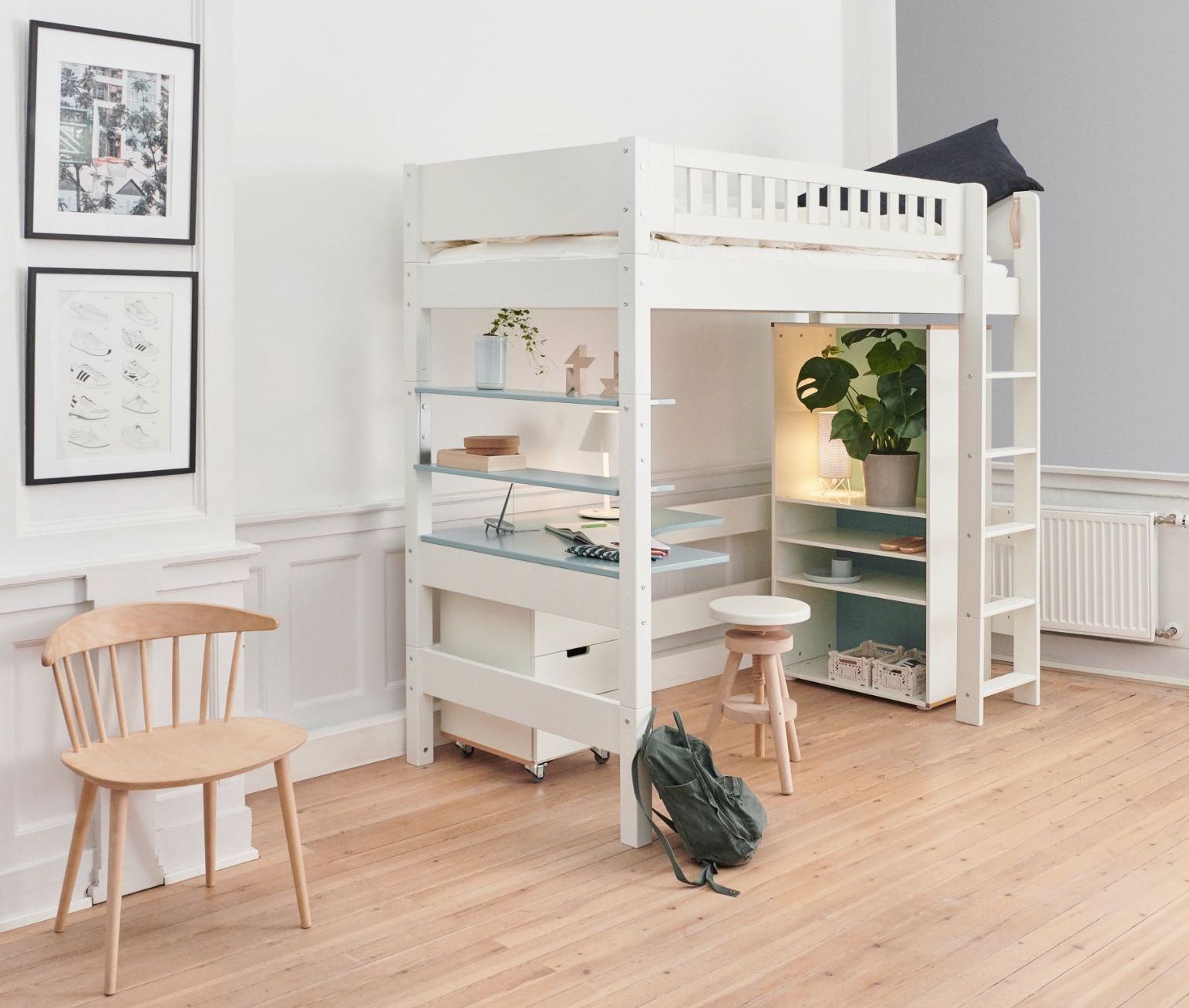 Manis-hâ Gefion Højseng Med Tremme Sengehest 200 Cmâ - 90x200