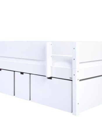 Manis-hâ Nanna Enkeltseng Med Design Sengehest Og Høje Skuffer 200 Cmâ -  90x200