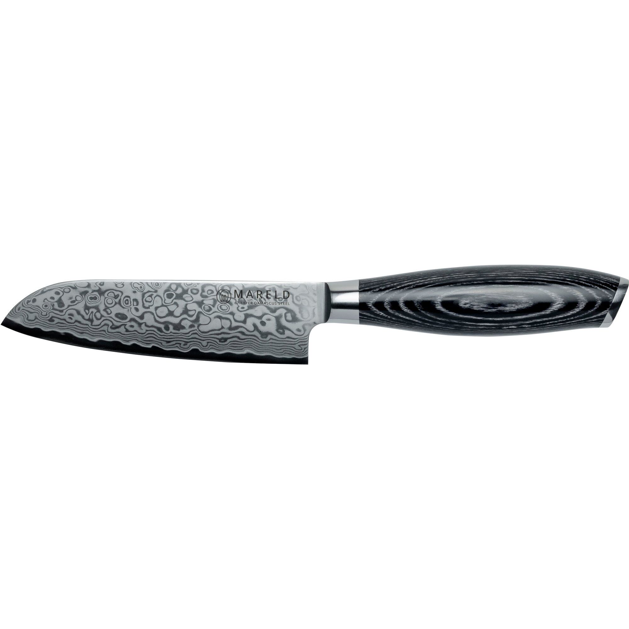 Mareld Akio Santokukniv 13 Cm  Sort