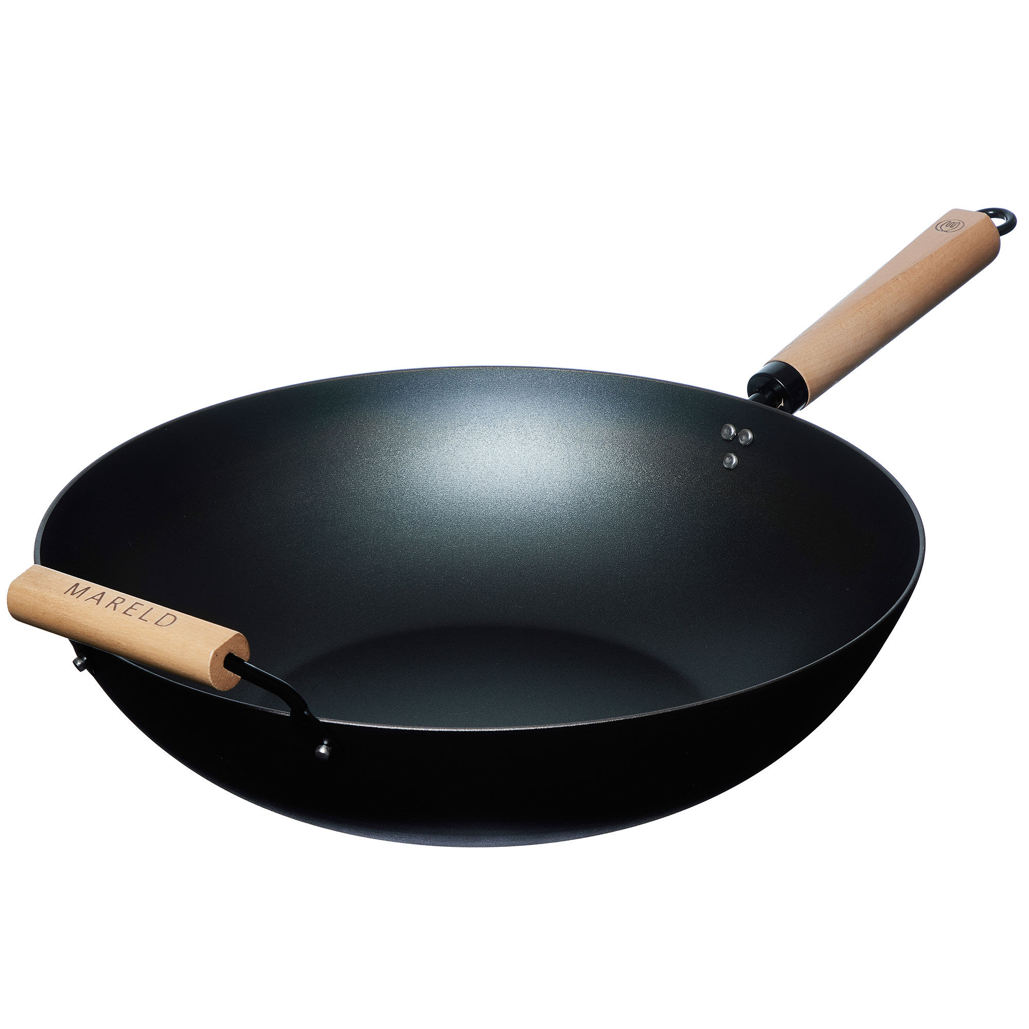 Mareld Wok 36 Cm  Forbrændt Kulstål
