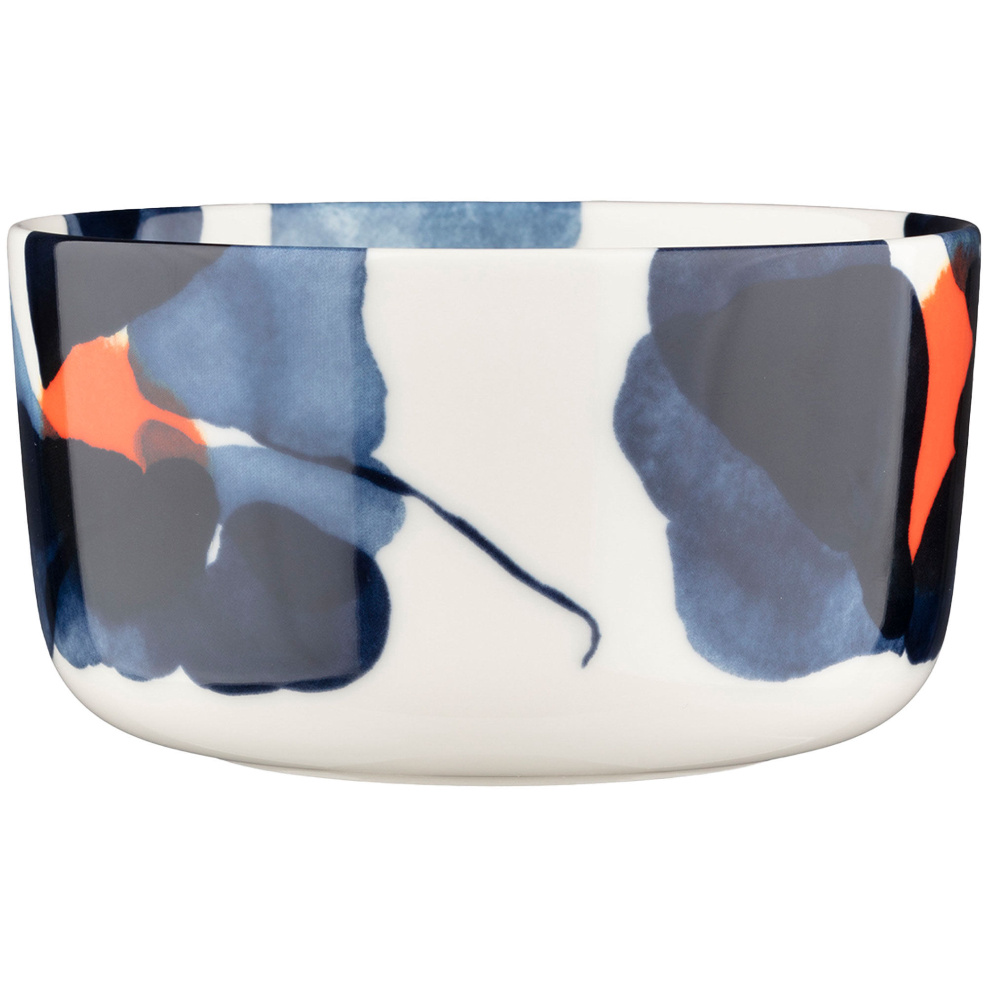 Marimekko Valssi Skål Dl White Blue Orange