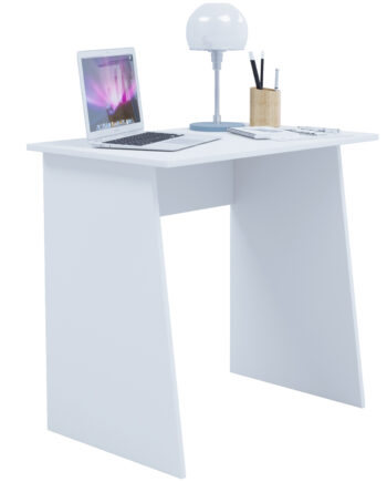 Masola Mini Skrivebord Hvid Træ  80x50