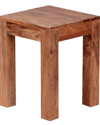 Massivt Træ Sidebord Mumbai 35x35 Acacia Stue Sofabord