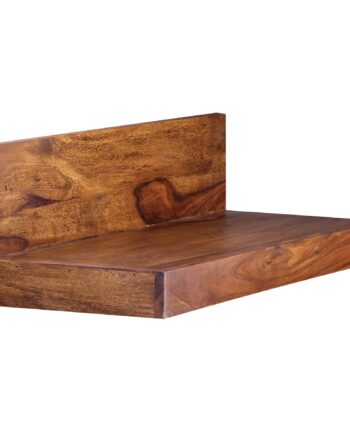 Massivt Træ Væghylde Mumbai 60 Cm Sheesham Wallboard Hylde