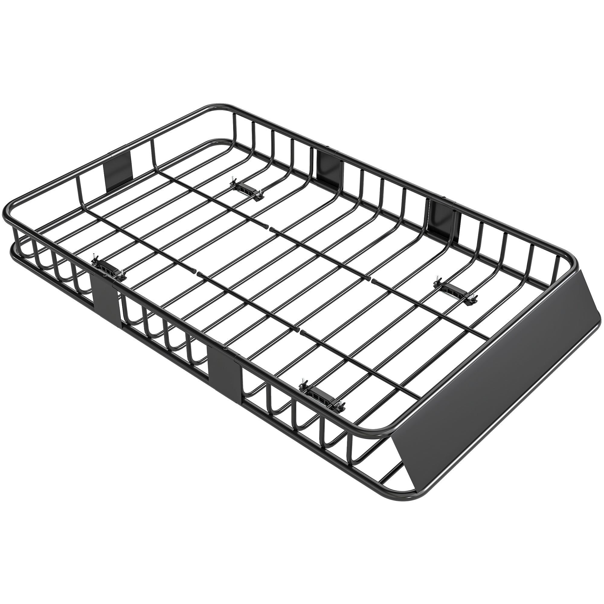 Metal Tagbøjle Til Biler 162x99x16cm Universal Bagagebærer Tagbøjle Lasteevne På 100 Kg Bagagekurv Til Camping Grill Bilture Sort