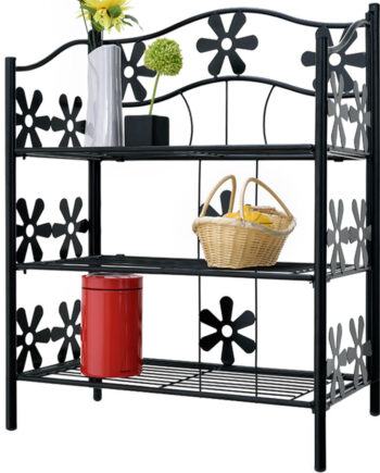 Metalreol Mat Sort 60x30x70cm
