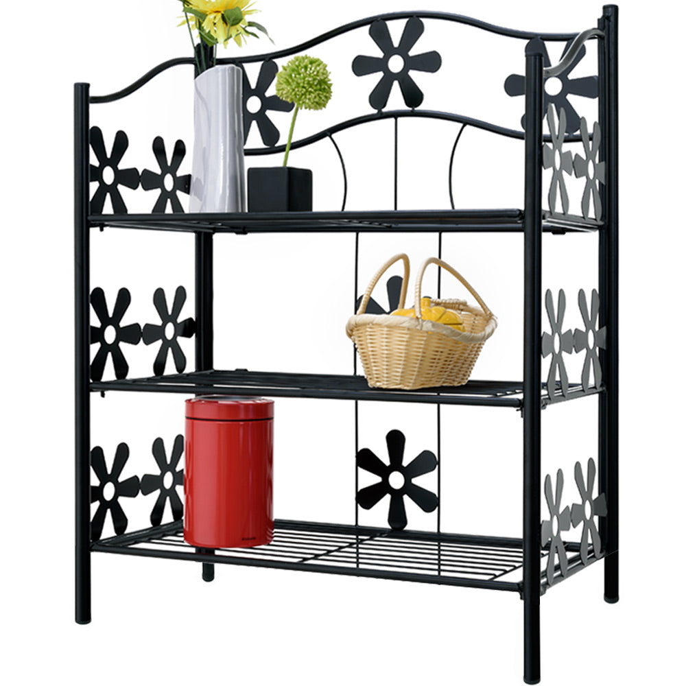 Metalreol Mat Sort 60x30x70cm