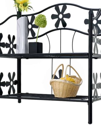 Metalreol Sort 60x30x50 Cm   Hylder