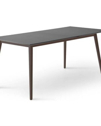 Meza By Hammel Spisebord Square 165   90 Cm  Sort Antifinger Laminat Ben   Sort Bejdset Ask