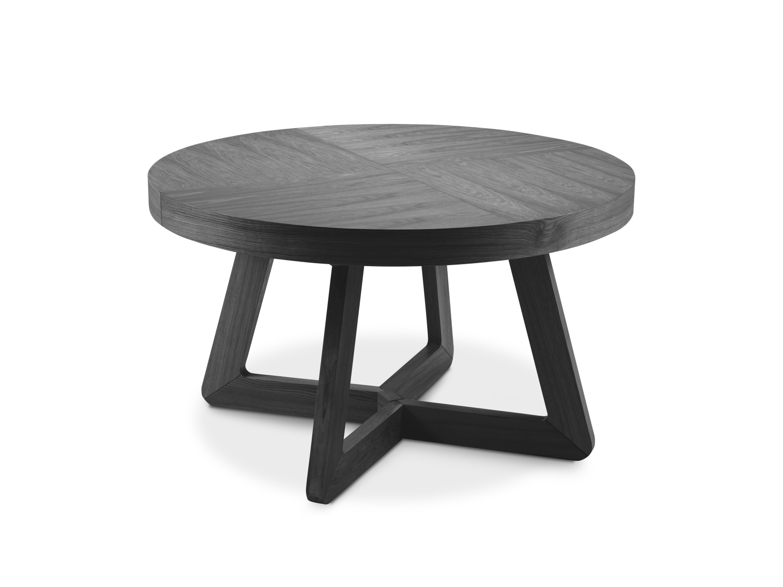 Micadoni Dustin Spisebord       Tillægsplader Sort Egefinér Og Træ  130 230x130x76