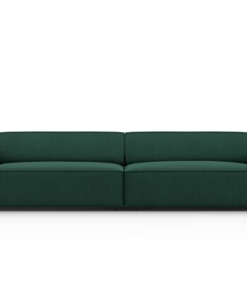 Micadoni Jodie Sofa    Sæder Grøn Stof Og Sort Plast