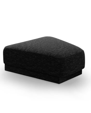 Micadoni Miley Modulær Puf Sort Chenille  83x78x40