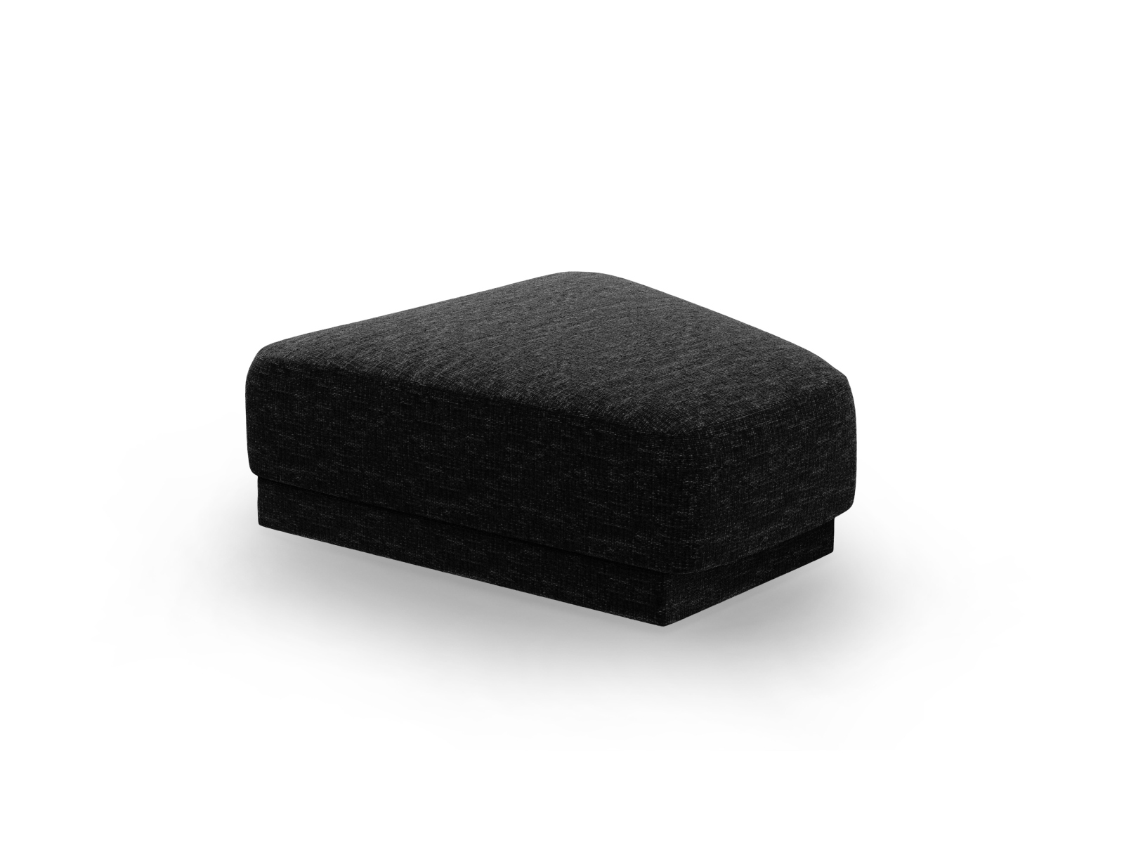 Micadoni Miley Modulær Puf Sort Chenille  83x78x40