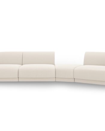 Micadoni Miley   Pers  Modulær Sofa  Højre Beige Bouclé