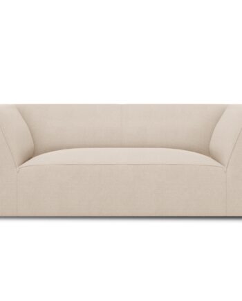 Micadoni Ruby Sofa    Sæder Beige Stof Og Sort Plast