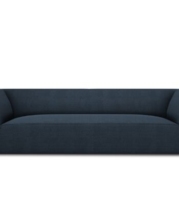 Micadoni Ruby Sofa    Sæder Blå Stof Og Sort Plast