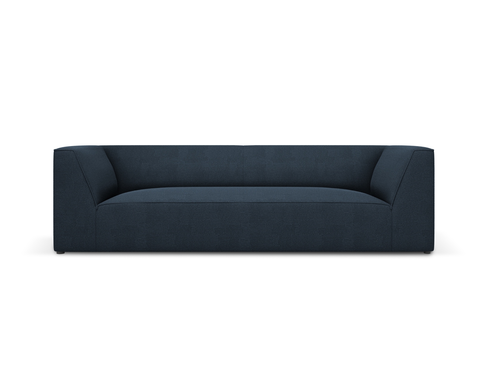 Micadoni Ruby Sofa    Sæder Blå Stof Og Sort Plast