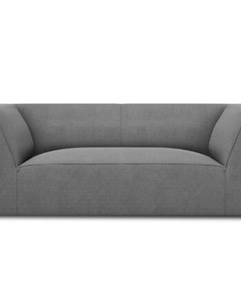 Micadoni Ruby Sofa    Sæder Grå Stof Og Sort Plast