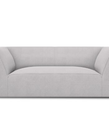 Micadoni Ruby Sofa    Sæder Grå Stof Og Sort Plast