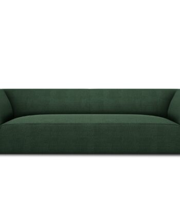 Micadoni Ruby Sofa    Sæder Grøn Stof Og Sort Plast