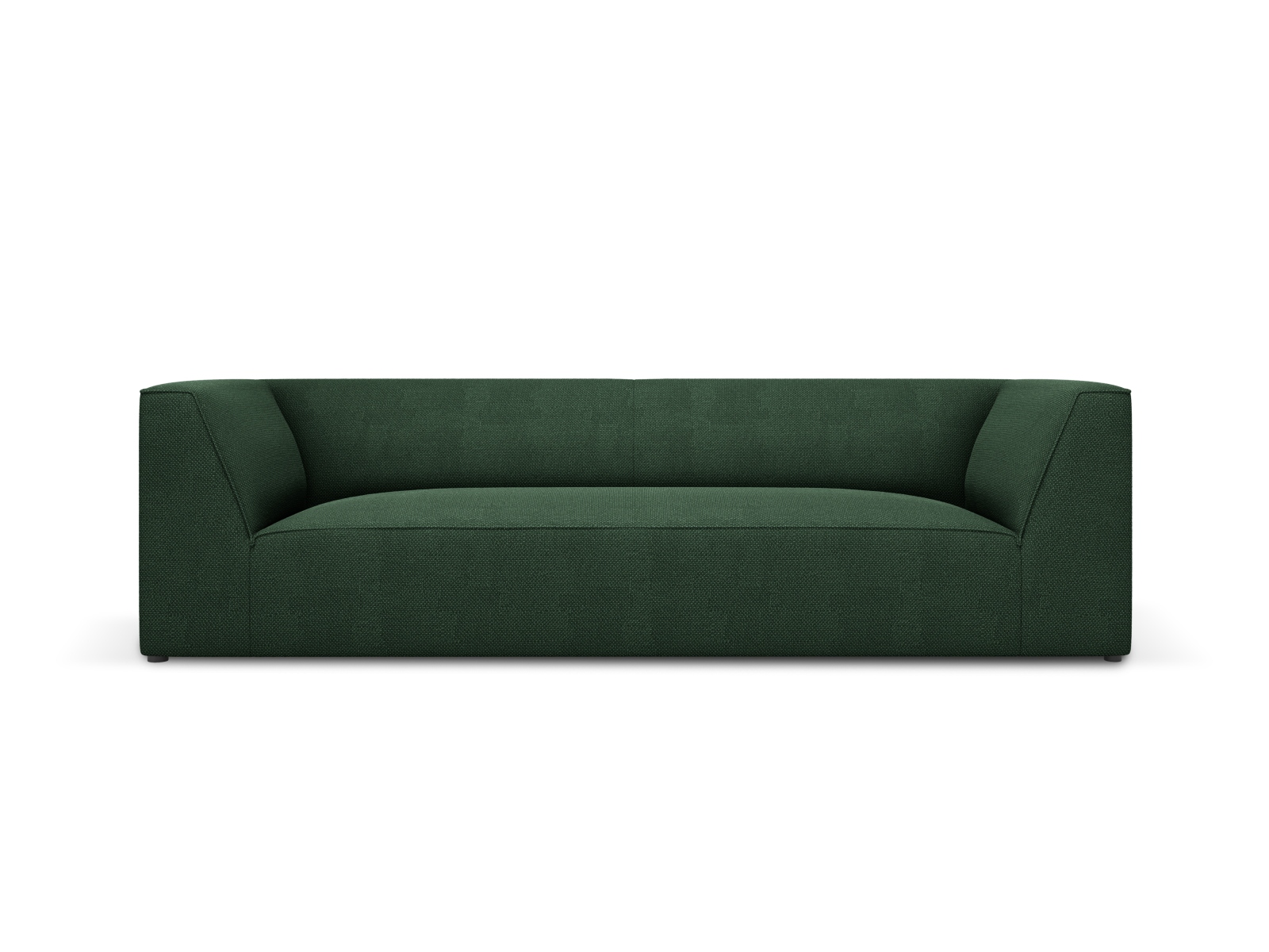 Micadoni Ruby Sofa    Sæder Grøn Stof Og Sort Plast