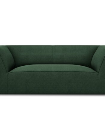 Micadoni Ruby Sofa    Sæder Grøn Stof Og Sort Plast