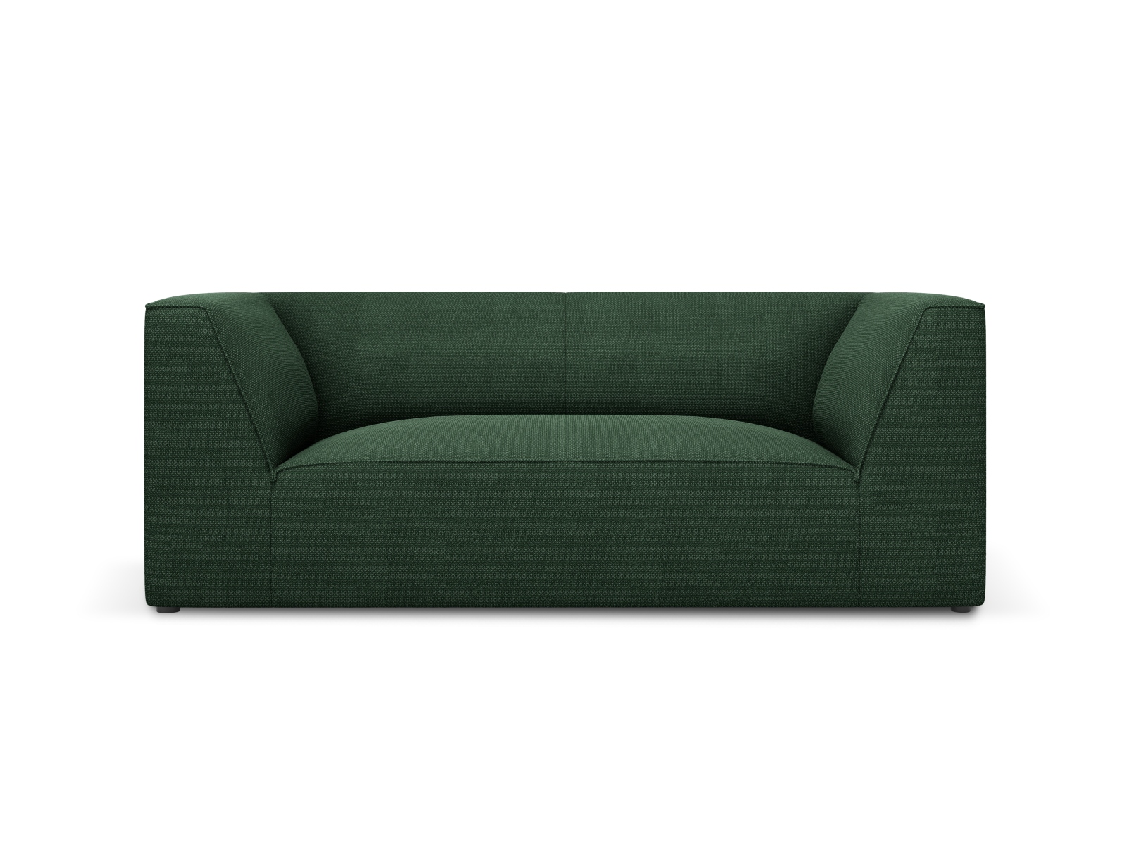 Micadoni Ruby Sofa    Sæder Grøn Stof Og Sort Plast