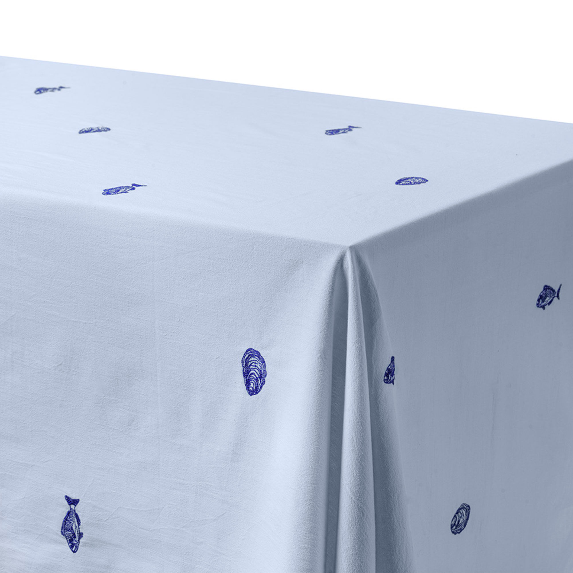 Midnatt Josefin La Mer Dug 250x145 Cm  Blå