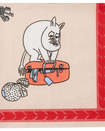 Moomin Arabia Klar Til Ferie Papirserviet 33 Cm