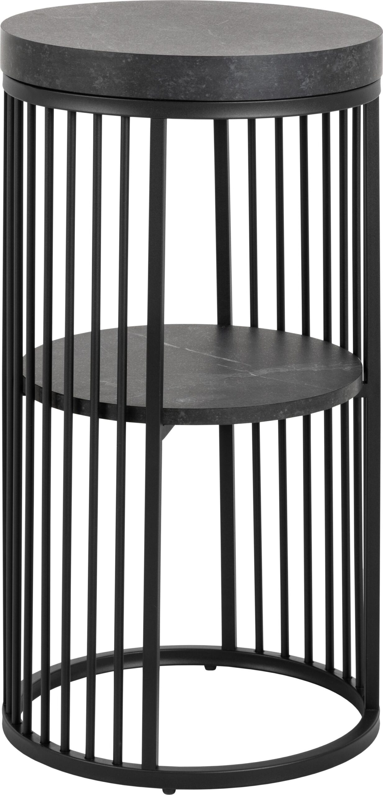 Natbord Sengebord Signature Lorena Mat Sort Izmir Melamin H65xb35xd35 Cm