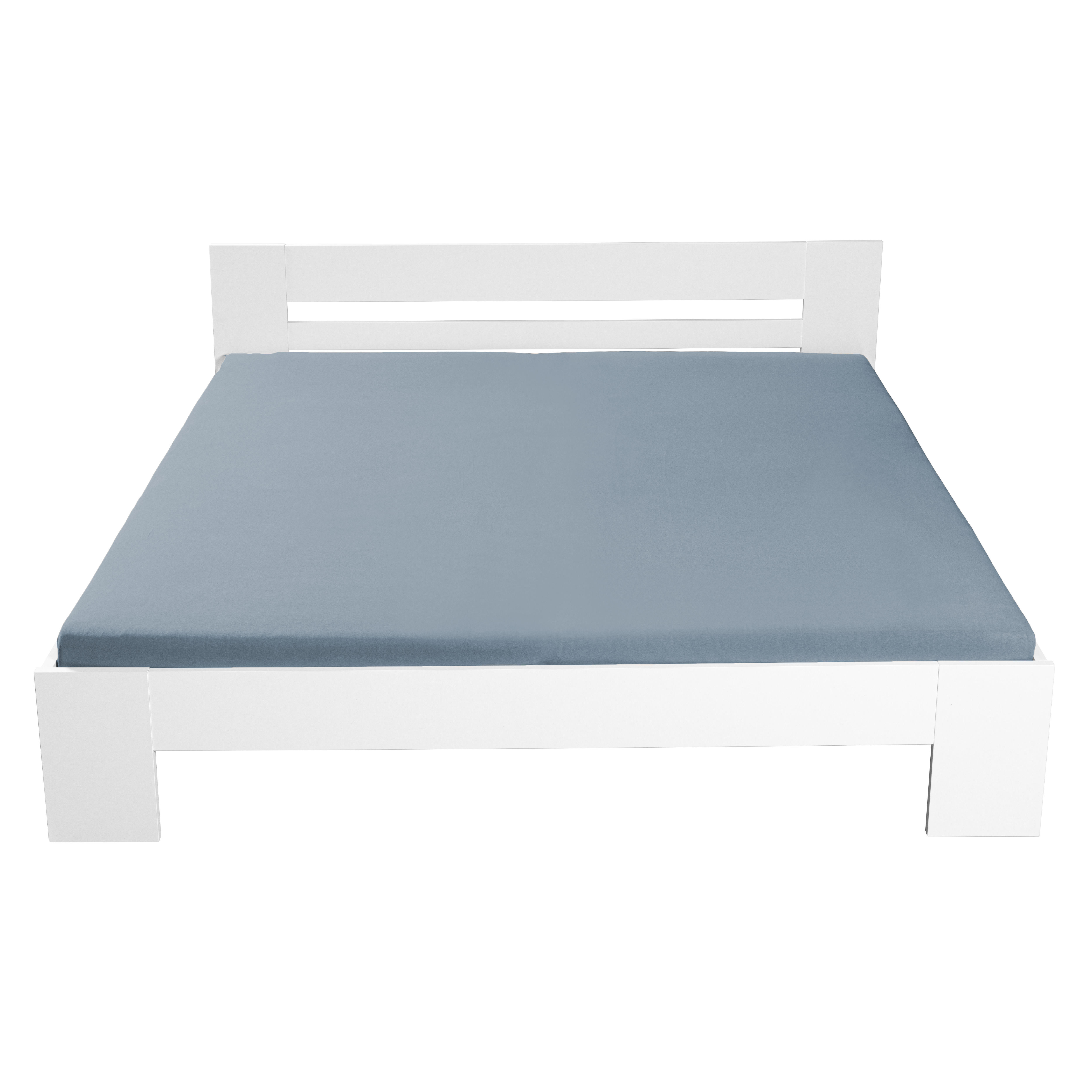 Nordic Living Collection Annik Sengeramme     Hovedgærde     Lamelbund Hvid Træ  180x200