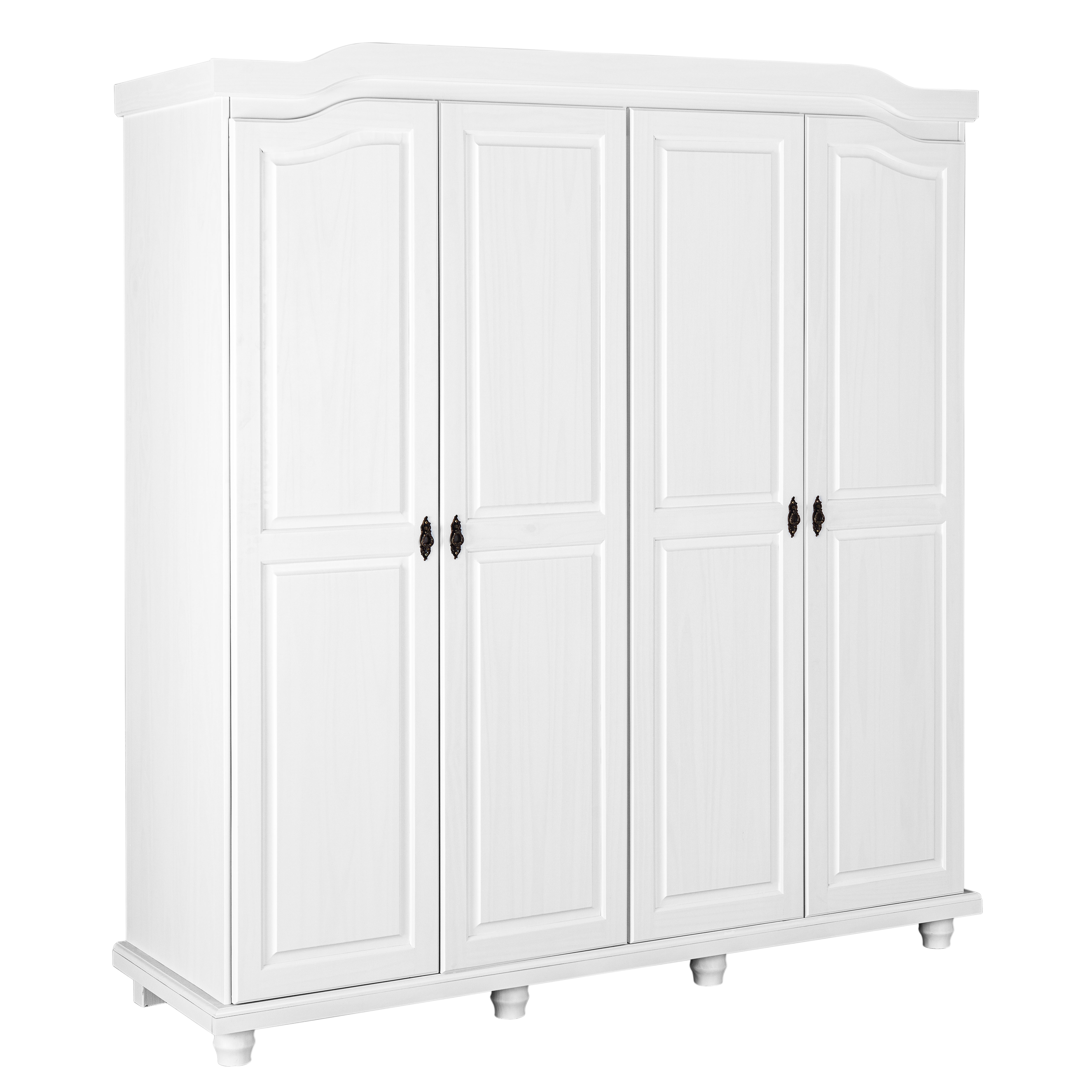 Nordic Living Collection Isny Garderobeskab       Låger    Bøjlestænger    Hylder Hvid Fyrretræ