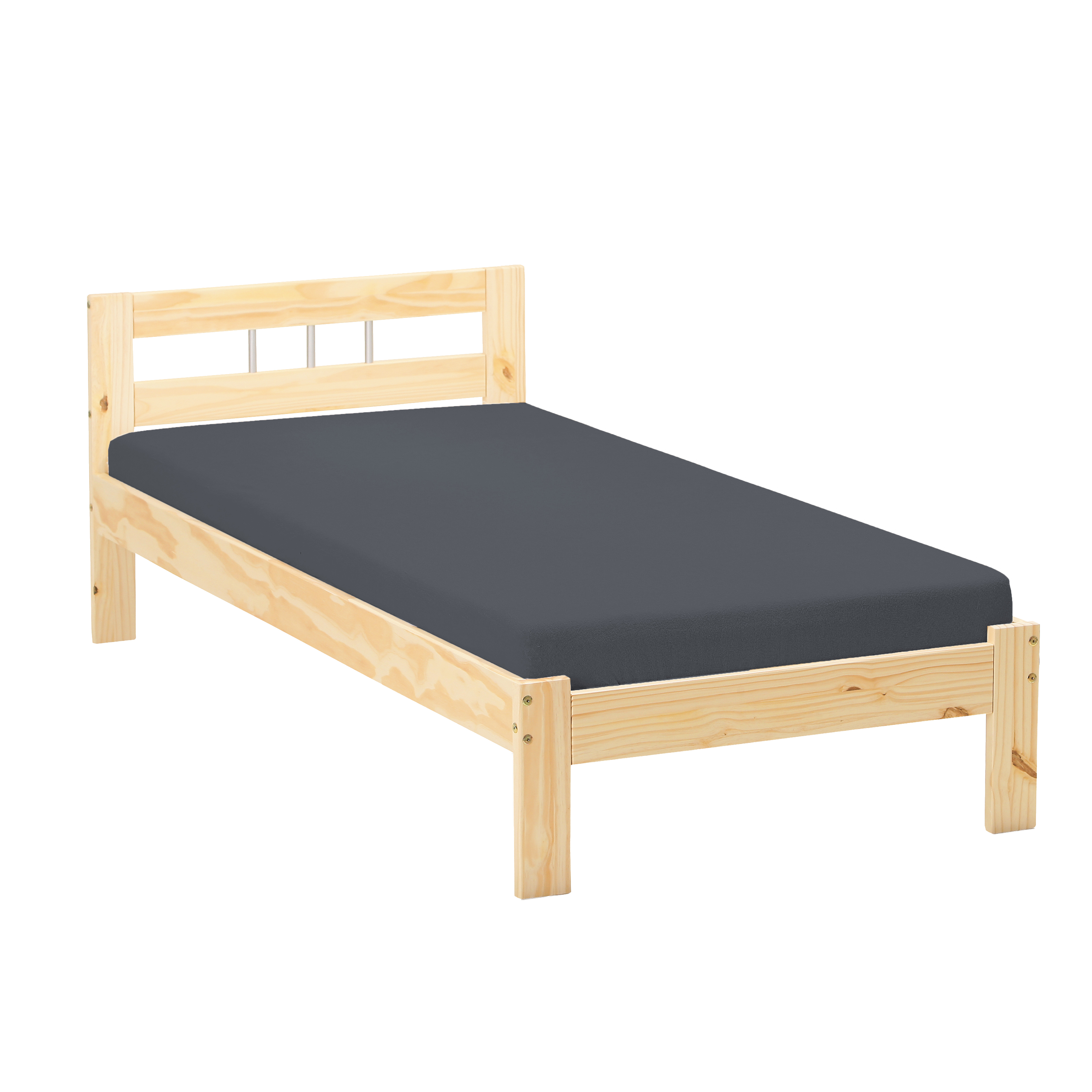 Nordic Living Collection Jana Sengeramme     Hovedgærde     Lamelbund     Madras Natur Fyrretræ  90x200
