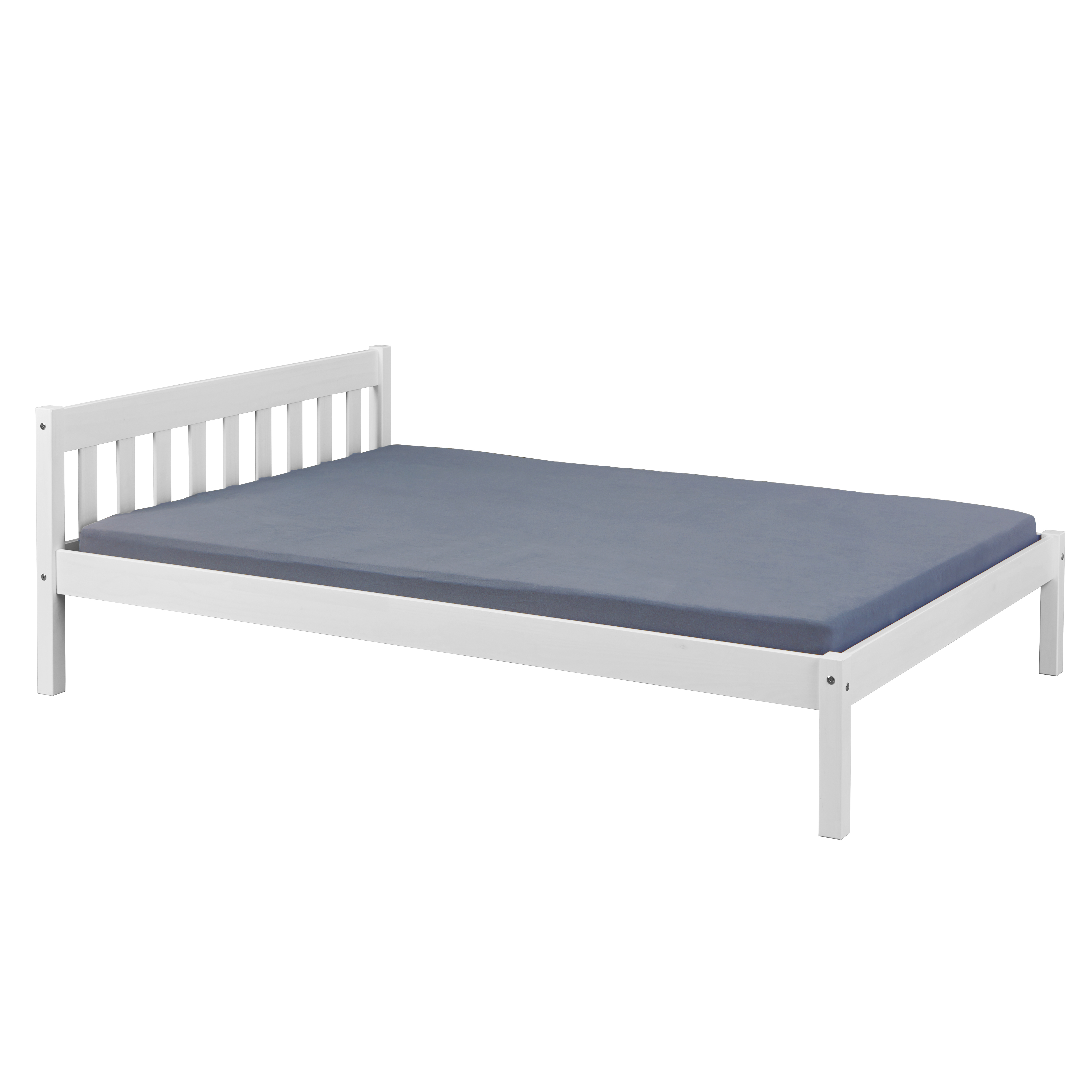 Nordic Living Collection Vilmar Sengeramme     Hovedgærde     Lamelbund     Madras Hvid Fyrretræ  140x200
