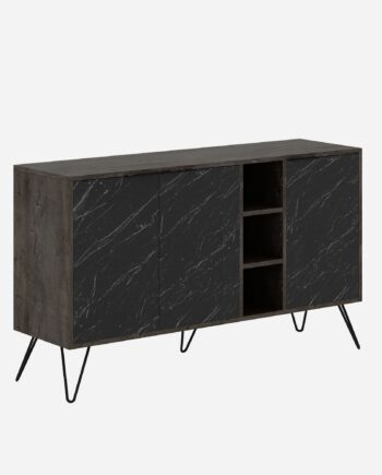 Nordvärk Clara Konsolbord       Låger    Hylder Mørkebrun Bendir Melamin  142x35