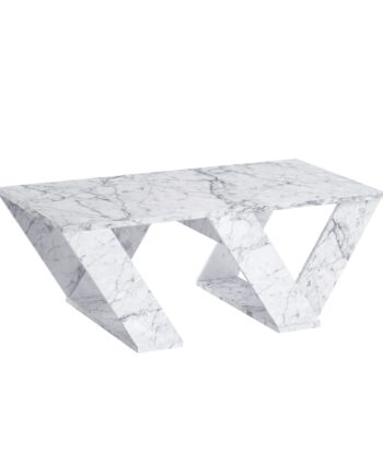Nordvärk Pipra Sofabord  Rektangulær Carrara Marmorlook Melamin  110x60
