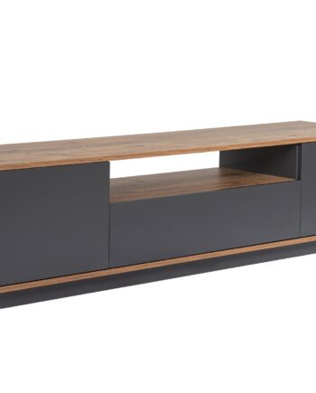 Nordvärk Veramont Tv-bord       Låger    Hylde Antracit Og Atlantisk Fyrretræ Melamin  180x44