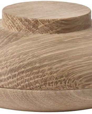 Opbevaringsboks   Egetræ ø16 Cm Kristina Dam Wooden Galaxy   Fleksibel Opbevaringsskål   Naturtræ