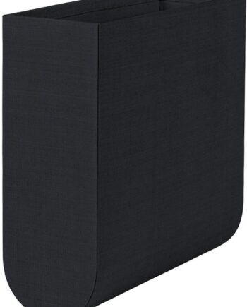 Opbevaringskasse Kristina Dam Curved Sort 33x12x35 Cm