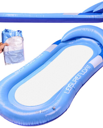 Oppustelig Vandmadras Til Swimmingpool Med Blåt Net